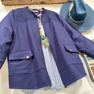 Ralph Lauren sport spring/summer jacket cardi w equestrian quilted detailing